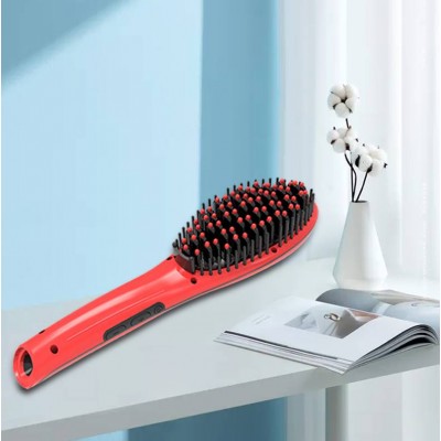 Professional Ceramic Flat Iron Hair Straightener And Curler Hair Curling Iron Comb